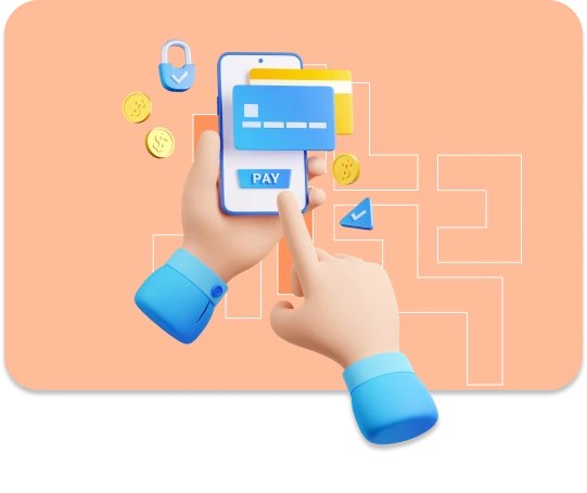 IndiConnect Payment Button Target Applications Illustration – Ideal for SMEs and Startups